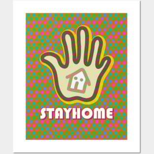 stay home Posters and Art